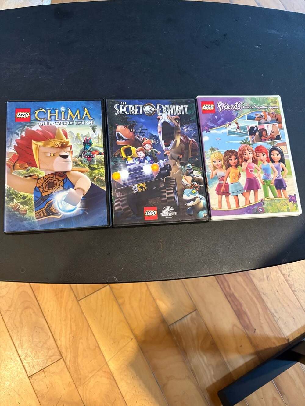Lego DVD Lot Of 3 Chima, Jurassic, Friends